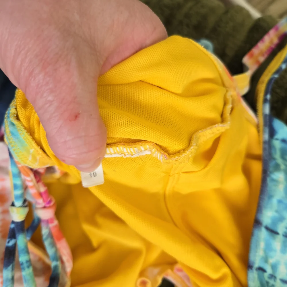 Bleu Rod Beattie Multicolor Tie-Dye One Piece Swimsuit - Picture 6 of 7